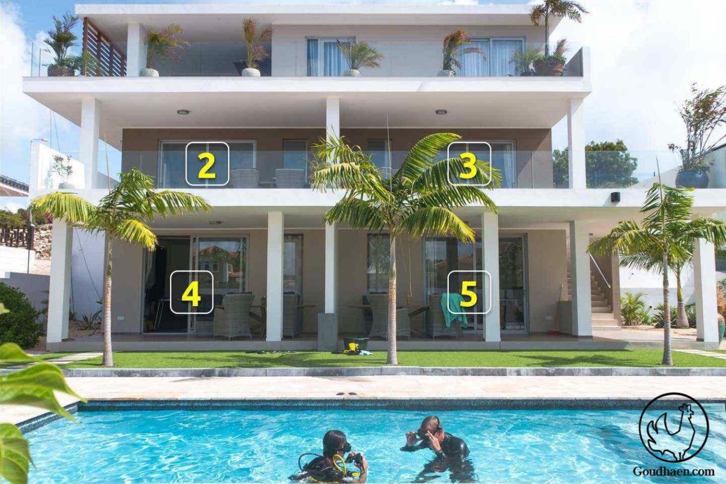 Goudhaen Luxury Private Apartments Jan Thiel Beach Eksteriør bilde